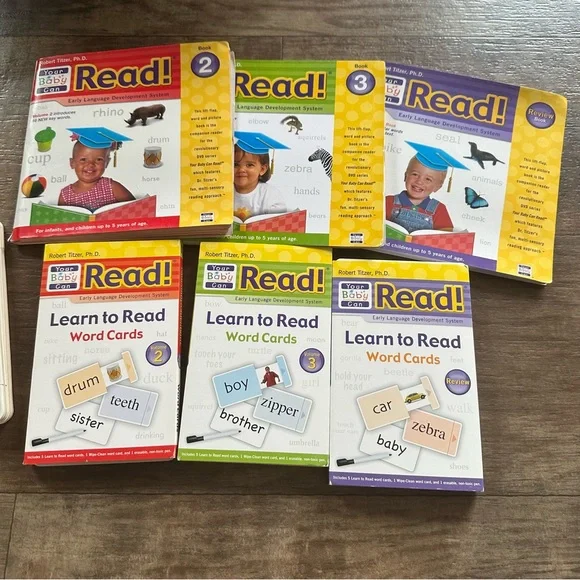 Your Baby Can read as seen on TV Dr. Robert Titzer set